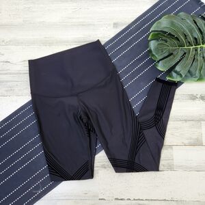 Fanka Body Sculpt Leggings Compression Reversible Black Full Length Size XS/S